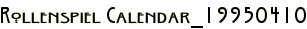 Rollenspiel Calendar_19950410