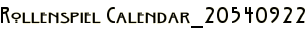 Rollenspiel Calendar_20540922