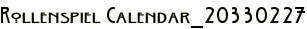 Rollenspiel Calendar_20330227