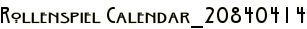 Rollenspiel Calendar_20840414