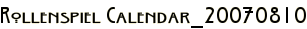 Rollenspiel Calendar_20070810