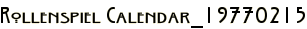 Rollenspiel Calendar_19770215