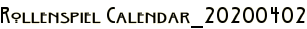 Rollenspiel Calendar_20200402