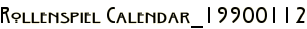 Rollenspiel Calendar_19900112
