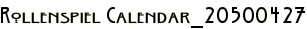 Rollenspiel Calendar_20500427
