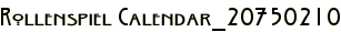 Rollenspiel Calendar_20750210