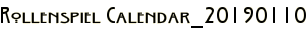 Rollenspiel Calendar_20190110