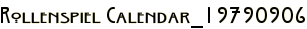 Rollenspiel Calendar_19790906