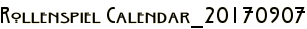 Rollenspiel Calendar_20170907