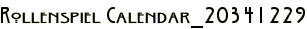 Rollenspiel Calendar_20341229