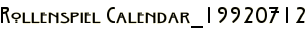 Rollenspiel Calendar_19920712