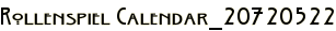 Rollenspiel Calendar_20720522