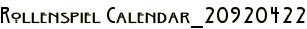 Rollenspiel Calendar_20920422