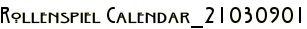 Rollenspiel Calendar_21030901