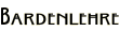 Bardenlehre