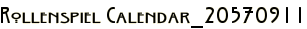 Rollenspiel Calendar_20570911