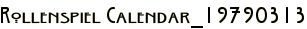 Rollenspiel Calendar_19790313