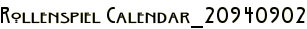Rollenspiel Calendar_20940902