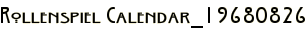 Rollenspiel Calendar_19680826