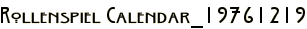Rollenspiel Calendar_19761219