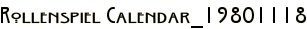Rollenspiel Calendar_19801118