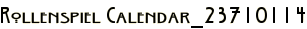Rollenspiel Calendar_23710114