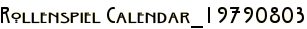 Rollenspiel Calendar_19790803
