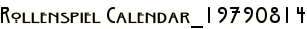Rollenspiel Calendar_19790814
