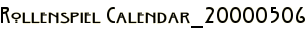 Rollenspiel Calendar_20000506