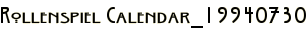 Rollenspiel Calendar_19940730