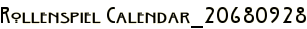 Rollenspiel Calendar_20680928