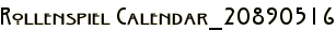 Rollenspiel Calendar_20890516