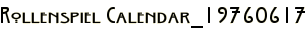 Rollenspiel Calendar_19760617
