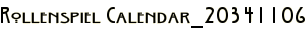 Rollenspiel Calendar_20341106