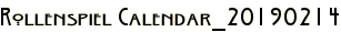 Rollenspiel Calendar_20190214