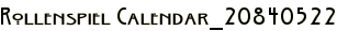 Rollenspiel Calendar_20840522