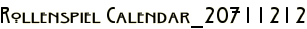 Rollenspiel Calendar_20711212