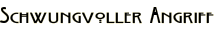 Schwungvoller Angriff