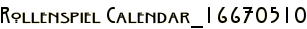Rollenspiel Calendar_16670510
