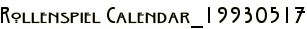 Rollenspiel Calendar_19930517