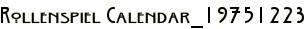 Rollenspiel Calendar_19751223