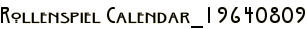 Rollenspiel Calendar_19640809