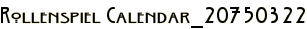 Rollenspiel Calendar_20750322