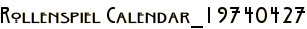 Rollenspiel Calendar_19740427