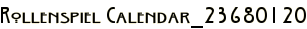 Rollenspiel Calendar_23680120