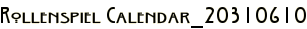 Rollenspiel Calendar_20310610