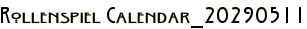 Rollenspiel Calendar_20290511
