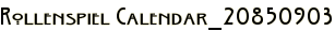 Rollenspiel Calendar_20850903