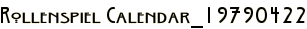 Rollenspiel Calendar_19790422