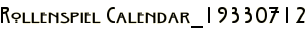 Rollenspiel Calendar_19330712